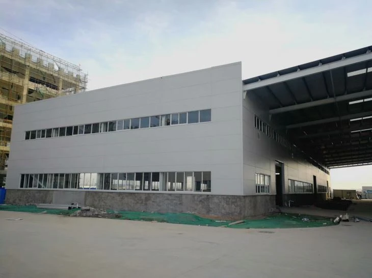 Prefabricated Steel Structure Pharmaceutical Workshop With PU Sandwich Panel